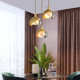 Pendant Lamps Modern Nordic Simplicity Glass LED Lamp Home Dining Room Bedroom Bar Lighting Lights Indoor Decorate Luminaire