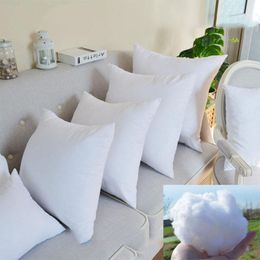 1pc Classic Solid Pure Cushion Core Funny Soft Head Pillow Inner PP Cotton Filler Customised Health Care Filling Cushion/Decorative