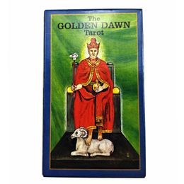 79Pcs Golden Dawn Tarot Divination Deck Oracles Card Family Party Playing Cards Board game games individual