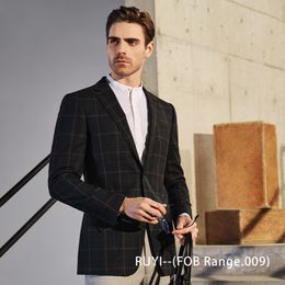 Half Canvas Jacket --(FOB Range.009) - MTM men's suit series