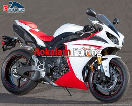 For Yamaha YZF R1 YZF-R1 09 10 11 Fairings YZF1000 R1 09-11 Red White ABS Covers (Injection Molding)