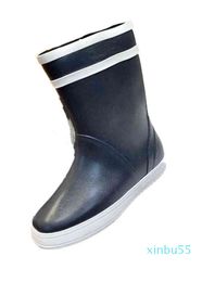 High End Medieval Rain Boots, Middle Tube Anti-skid Shoes, Flat Bottom Fashion Leisure Sleeve Knight Boots