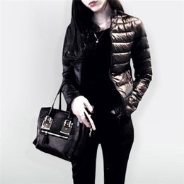 Women Spring Winter Cotton Coat Short Section Outwear Padded Warm Jacket Casual Parkas Thin Female Clothes 210922