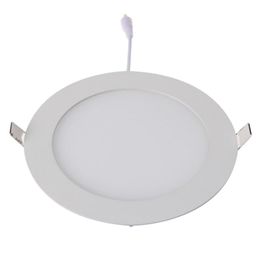 Lamp Covers & Shades 12W Warm White LED Recessed Downlight Round Flat Thin Ceiling Panel Light