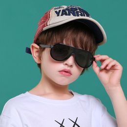 20PCS/BOX Round Polarised Kids Sunglasses Silicone Flexible Safety Children Sun Glasses Fashion Boys Girls Shades Eyewear UV400