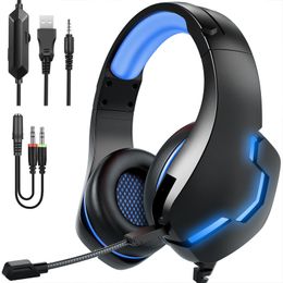 Headphones for Game USB Connection 40mm Horn - 38DB Microphone Sensitivity 2.0m + - 10% Wire length 1502A-J10