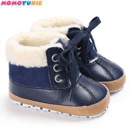 Winter Baby Boots Girls Boys First Walkers Infant Toddler born Super Warm Snowfield Wooden Buttons Booty Shoes girl boy 210713