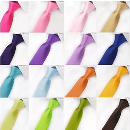 Fashion Silk Ties Groom tie Solid 5cm Gravata Slim Neck Skinny Tie