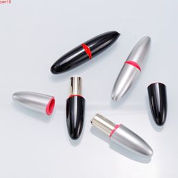 New 5g Maquiagem Shimmer Silver Black Empty Lipstick Lip Balm Tubes Cosmetic Container Gloss Case Bottle for Women 200pcshigh qty