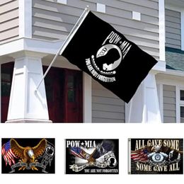 3 X5 Ft POW MIA Flag Vivid Color And Fade Proof - Canvas Header Banner Flags You Are Not Forgotten Prisoner Of War Flags Polyester w-00957