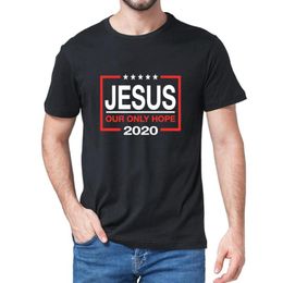 womens funny christmas shirts UK - Men's T-Shirts Unisex 100% Cotton Jesus 2021 Our Only Hope Xmas Gifts Fashion Short Sleeve T-Shirt Women Funny Soft Top Tee XS-3XL