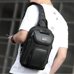 2021 Designer handbags High-quality men - OXford Waterproof Mens Shoulder Bag Chest Bags Short Trip Travel Bag Multifunction185M