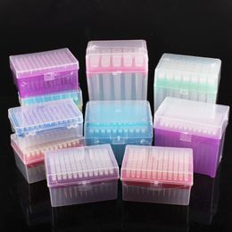 Lab Supplies 1set 10ul/10ul-L/20ul/50ul/100ul/200ul/300ul/1ml/5ml/10ml Plastic Pipettor Tip Box With Pipette Philtre Tips For Experiment