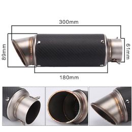 Motorcycle Exhaust System Accessories Modified Pipe Suitable For S1000RR Full Carbon Braided Titanium Mid-imitation Rear Section