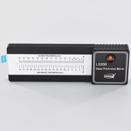 LS200 Glass Thickness Meter single-layer insulating glass cylindrical glass bottles Thickness Tester air layer thickness