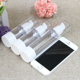 White Airless Bottles Cosmetic Lotion Refillable Bottle Beak Head Korean Style Travel Shampoo Containers 2 pcs/lothigh qty