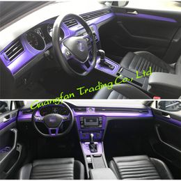 Car-Styling 3D 5D Carbon Fibre Car Interior Centre Console Colour Change Moulding Sticker Decals For VW Passat B8 2017-2019