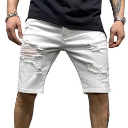 Pantalones Cortos De Mezclilla Para Hombre Rasgar Oferta Online | DHgate.com