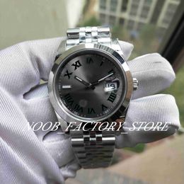 BP Factory Watch 41MM Smooth bezel 126300 Jubilee Strap Wristwatches 2813 Automatic Movement Stainless Steel Slate grey Dial Diving Luminous Original Plastic Box