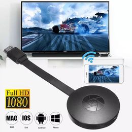 جديد Mirascreen G2 TV Stick Dongle Anycast Crome المصبوب HD WIFI عرض استقبال Miracast Google Chromecast 2 Mini PC Android TV