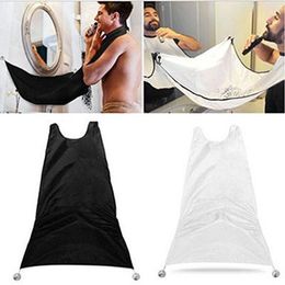 Man Bathroom Aprons Black Beard Care Trimmer Hair Shave Apron for Waterproof Floral Cloth Household Cleaning Protections YHM330-ZWL