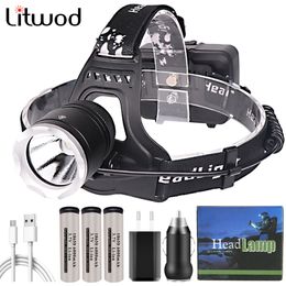 XHP70.2 Super Bright Led Headlamp Headlight Head Lamp Light Flashlight Torch 18650 Battery 32w XHP50.2 5S-2810