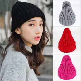 Fashion New Winter Hats for Women Men Beanies Knitted Solid Cool Hat Girls Autumn Female Beanie Warm Bonnet Casual Cap