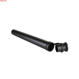 50pcs/Lot 110mm Black PP Plastic Doob Tube /Joint For Cigar Storage Can Customised Logo cigar packing tubeshood qty