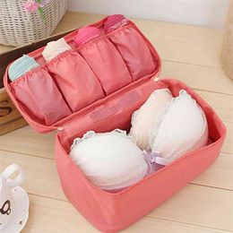 Travel Accessories Women's Underwear Storage Bag Bra Cosmetic Suitcase Cover 210423