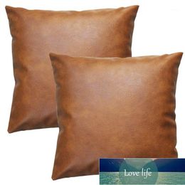 2 Sets of Pillow Case Throw Pillow Case-Modern Brown Decorative Throw Case (Only for Sofa Bed) 18X181 Factory price expert design Quality Latest Style Original Status