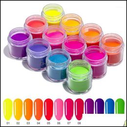 Glitter Art Salon Health & Beautycolors Fluorescent Neon Builder Acrylic Nail Dipping Powder Luminous Pigment 10Ml /Premium Dip - Ed176 Glit