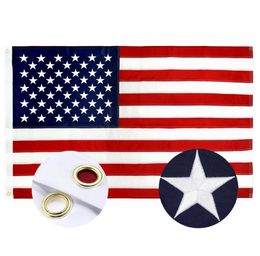 American Stars and Stripes Flags USA Presidential Campaigns Banner Garden Flag for President Campaign Banners 90*150cm SN4048