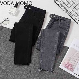 Plus size Jeans Female Denim Pants Black Womens Jeans woman Donna Stretch Bottoms Feminino Skinny Pants For Women Trousers 210715