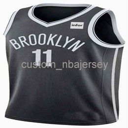 Mens Women Youth Kyrie Irving #11 Patch Swingman Jersey stitched custom name any number