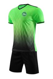 FC St. Gallen men's Kids leisure Home Kits Tracksuits Men Fast-dry Short Sleeve sports Shirt Outdoor Sport T Shirts Top Shorts
