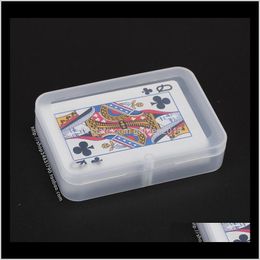 Bins Transparent Playing Cards Plastic Box Pp Storage Boxes Packing Case Width Less Than 6Cm Wen5065 5Vaqq M8Wv9