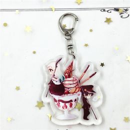 Toilet Bound Hanako Kun Keychain Women Cute Key Chain Man Cartoon Acrylic Key Holder Anime Kids Creative Nene Yashiro Porte Clef