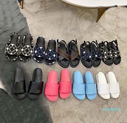 2021quality women slipper Sandals Heightening Thick soled Slides Summer Slippers Beach Indoor Flat House Flip Flops Spike Sandal with box 02