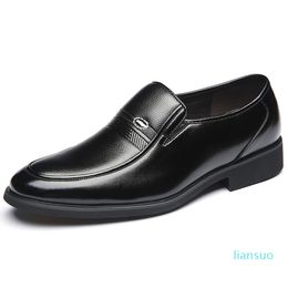 Роскошная формальная обувь бизнес оксфордская кожа