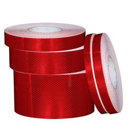 Super Strong Red Roadway Traffic Signal Safety Warning Conspicuity Reflect Adhesive Tapes High Intensity Diamond Grade Photoluminescent Reflective Tape
