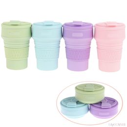 New coffee mug mugs travel folding silicone water outdoor tea s portable cup 1pc