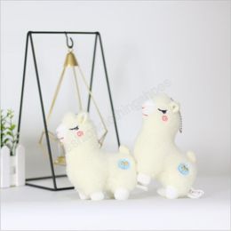 Lindos brinquedos de pelúcia de alpaca ovelha para crianças lindos brinquedos macios para crianças bebê presente de temporada 12 cm