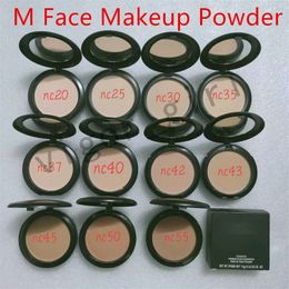 Face Powder Makeup Plus Foundation Pressed Matte Natural Make Up Facial Powders Easy to Wear 15g NC