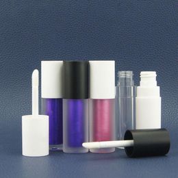 lip gloss brush containers wholesale Canada - 30pcs 2ml Lip Gloss Tubes,Plastic Bottle Container With Brush Wand,Refillable Cosmetic Tubes Storage Bottles & Jars