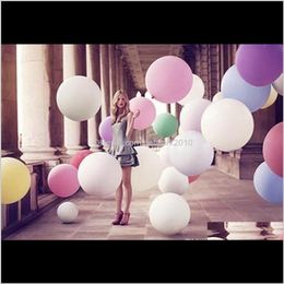 Other Event Festive Supplies Home & Garden Drop Delivery 2021 Latex Red Balloon 36 Inches Huge Hanging Spheres Colourful Birthday Party Christ