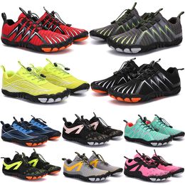 2021 Four Seasons Five Fingers Sports shoes Mountaineering Net Extreme Simple Running, Cycling, Hiking, green pink black Rock Climbing 35-45 color21