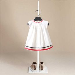 O-neck Leader Girls Dress Summer 2020 Girls Clothes Sleeveless Cartoon Webbing Female Children's Cake Dress Girls Clothing Q0716