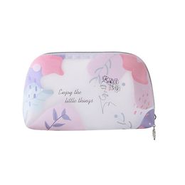 Cosmetic Bag Organizer Makeup Bag Pouch Washing Bag PVC Toiletry Tool Cute girl Series Portable Toiletry Small Wallets