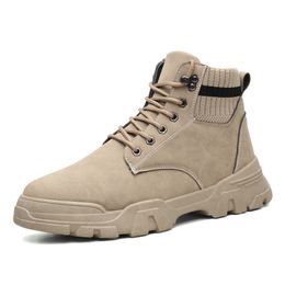 New Snow Boots Protective and Wear-resistant Sole Man Boots Warm and Comfortable Winter Walking Boots Big Size