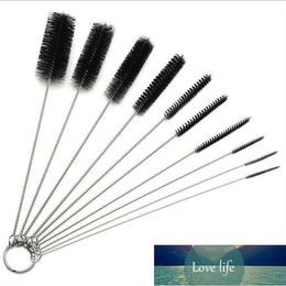 Newest Ten Piece Set Cleaning Brush Stainless Steel Strong But Soft Nylon Bristles For Stainless Silicone Glass Fast Delivery Factory price expert design Quality